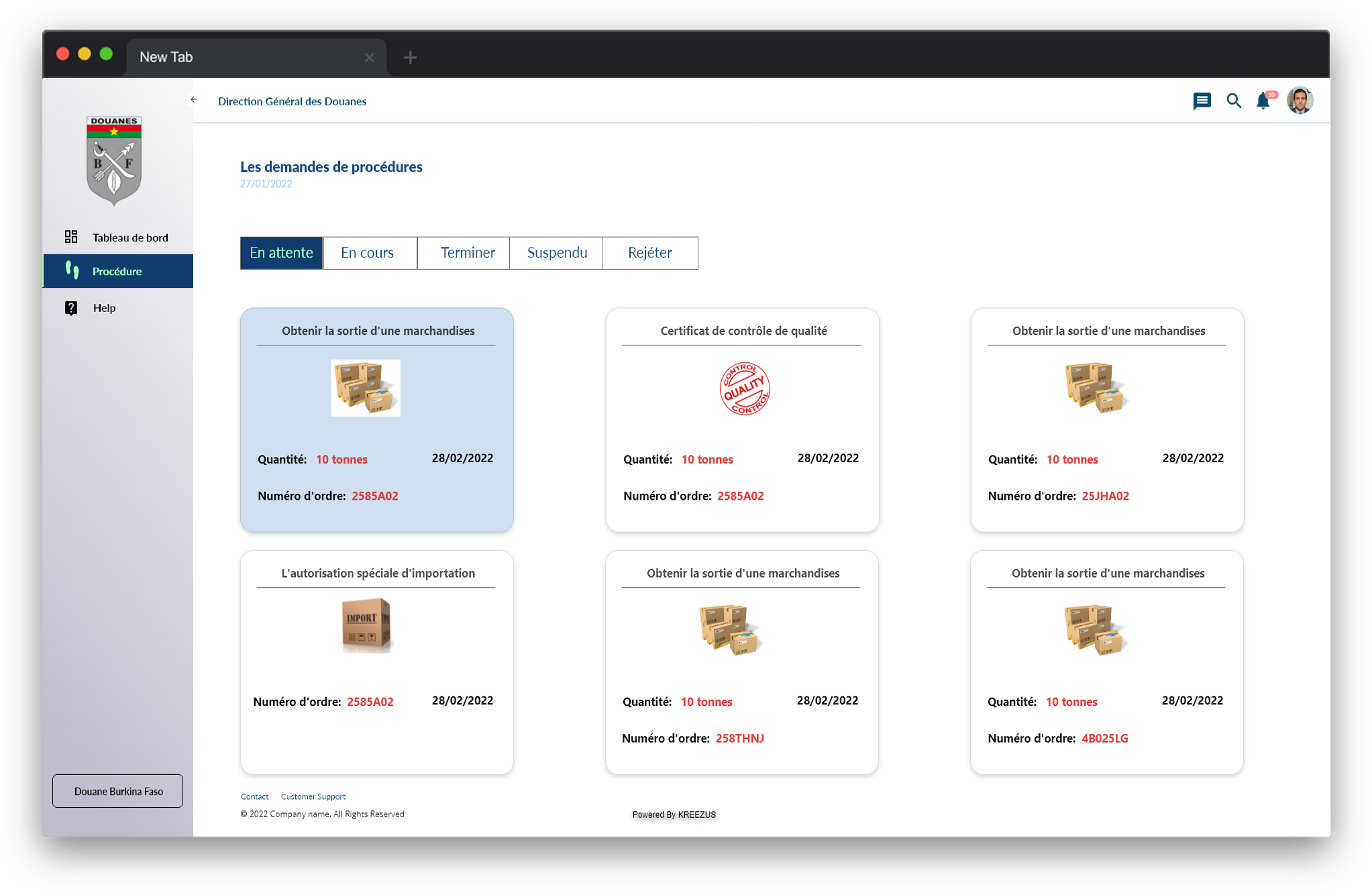 Liste des amendes du citoyen